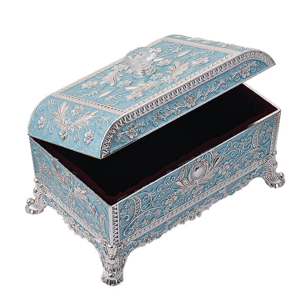 Enamel  Diamond Jewellery Box