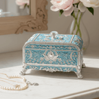 Enamel  Diamond Jewellery Box