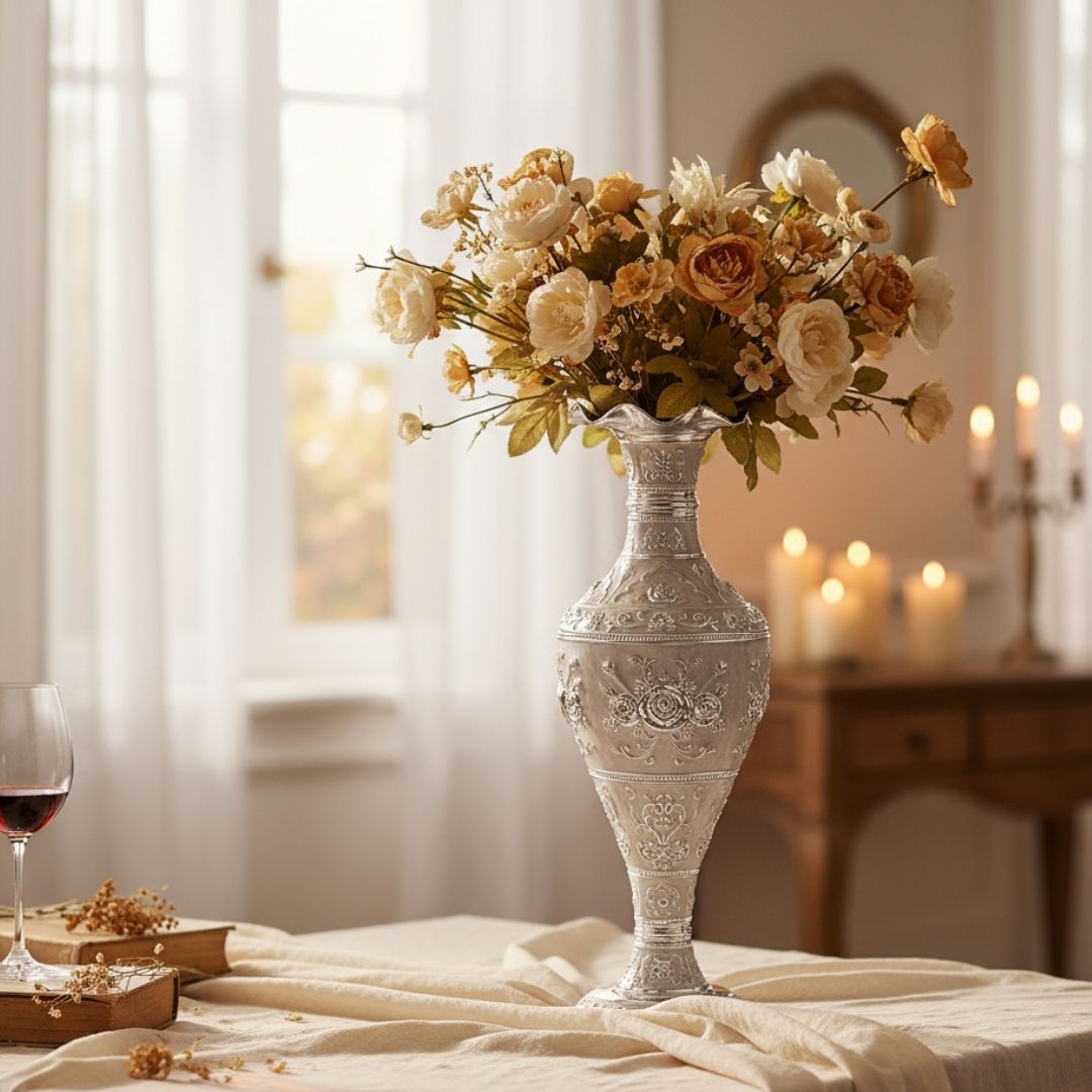 Enamel Flower Vase