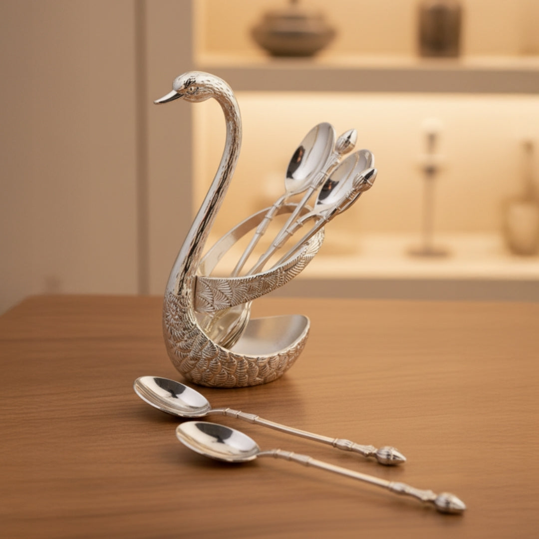 Swan Spoon / Fork Set